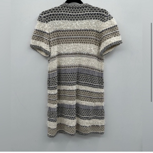 Diane Von Furstenberg M Aaryn stripe transitional knit woman classic cardigan - Picture 4 of 9